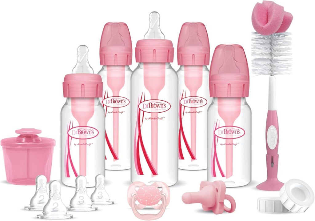 Dr. Brown's Anti - Colic Baby Bottle Gift Set with Pacifier Bundle - LittleTreasures