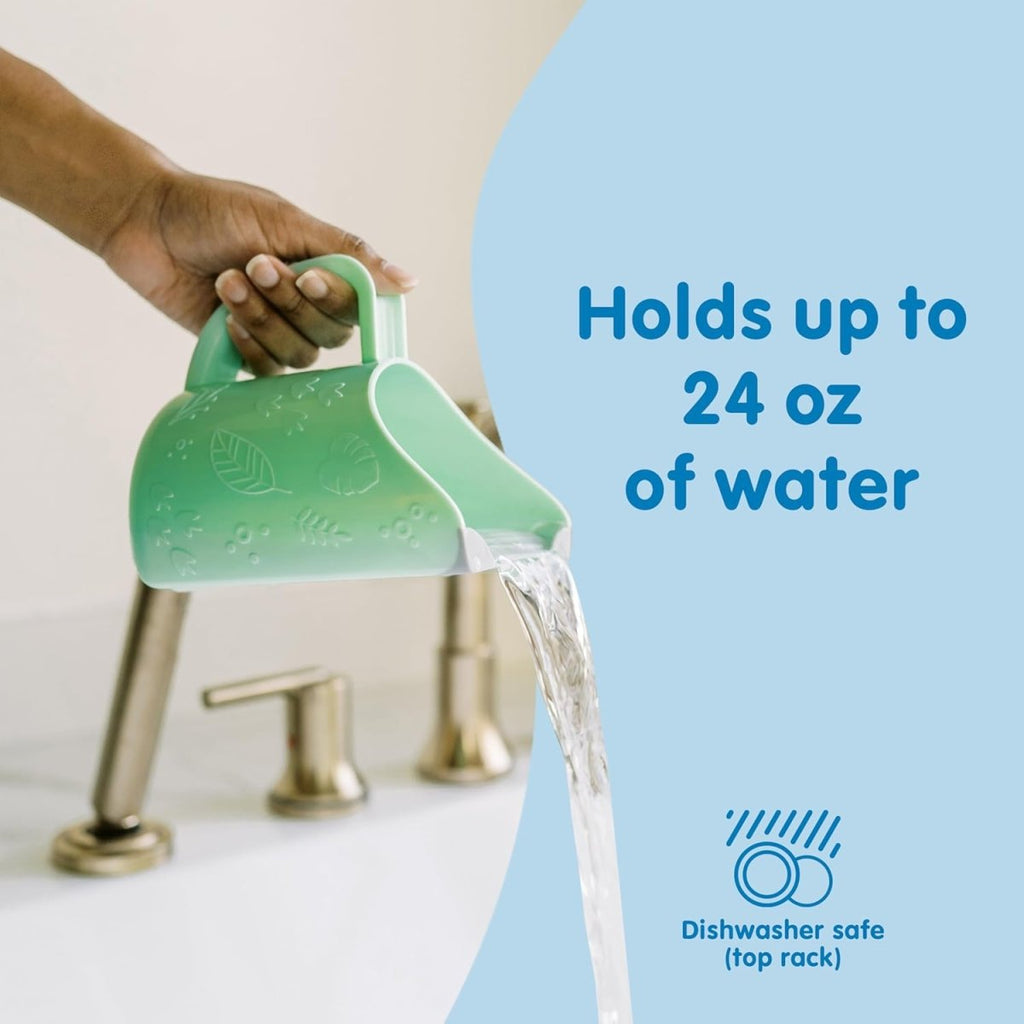 Dr. Brown's CleanUp Dino - Pour Bath Rinse Cup, 0m+, BPA Free, Certified Plastic Neutral - LittleTreasures