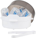 Dr. Brown's Microwave Steam - for Baby Bottles, Nipples, Bottle Parts, Pacifiers, Teethers and Breast Pump Parts - LittleTreasures