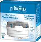 Dr. Brown's Microwave Steam - for Baby Bottles, Nipples, Bottle Parts, Pacifiers, Teethers and Breast Pump Parts - LittleTreasures