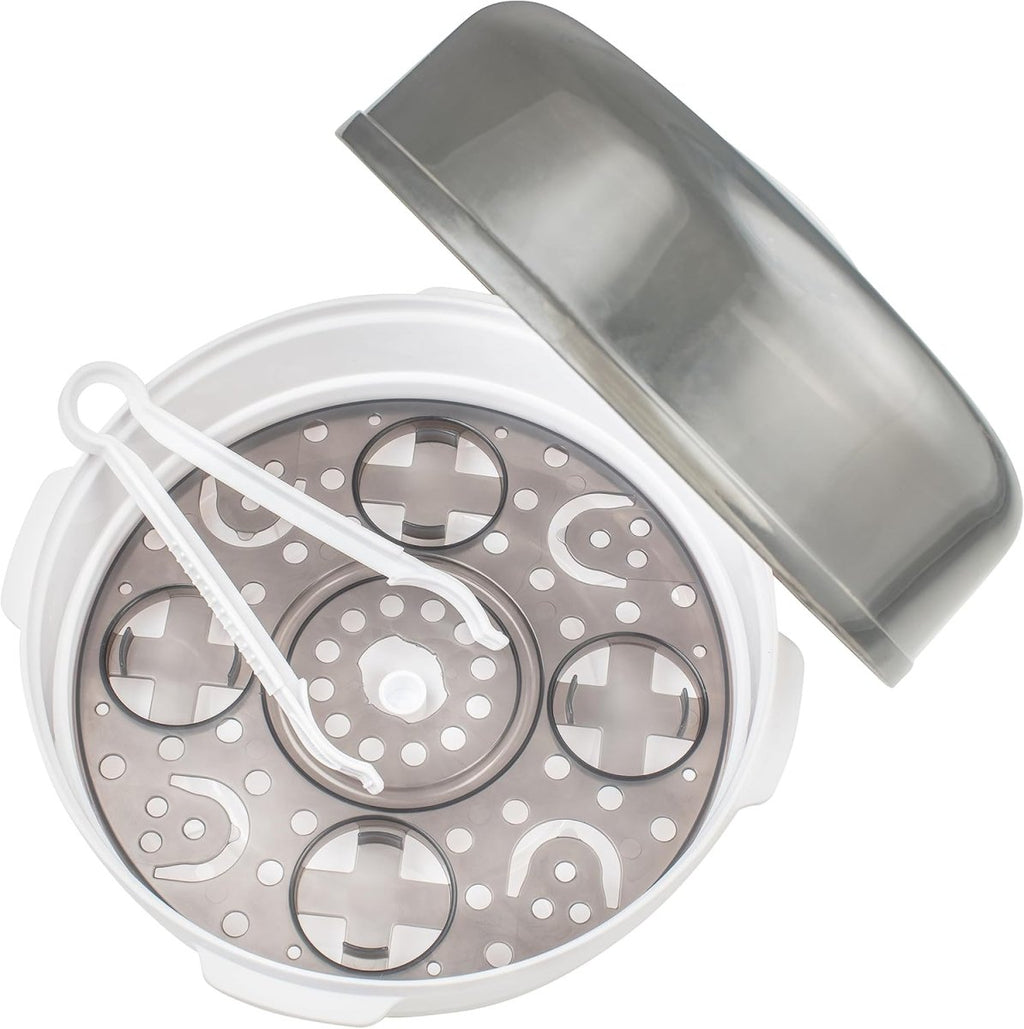 Dr. Brown's Microwave Steam - for Baby Bottles, Nipples, Bottle Parts, Pacifiers, Teethers and Breast Pump Parts - LittleTreasures