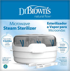 Dr. Brown's Microwave Steam - for Baby Bottles, Nipples, Bottle Parts, Pacifiers, Teethers and Breast Pump Parts - LittleTreasures