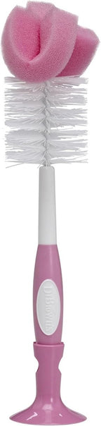 Dr. Brown's Options+ Baby Bottles Pink Gift Set with Silicone Teether, Pink Sippy Cup, Pink Bottle Brush and Travel Caps, Includes 6 Narrow Pink Baby Bottles - LittleTreasures