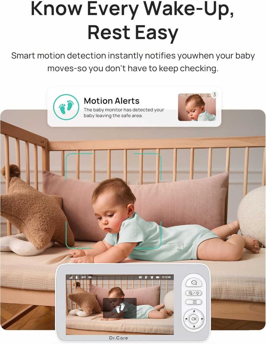 Dr.Care LumiView Plus Smart WiFi Baby Monitor - 2K & 1080P Clarity - LittleTreasures