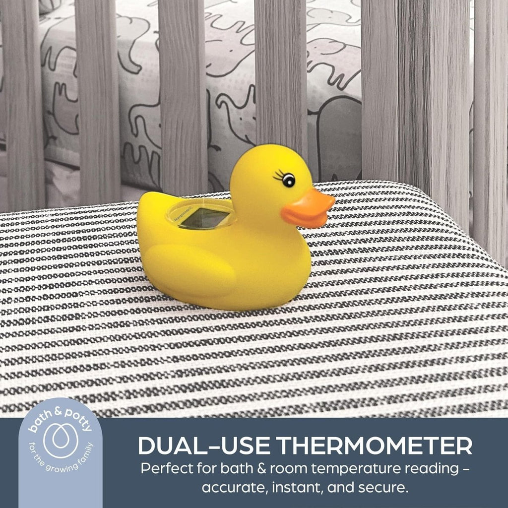 Dreambaby Duck Baby Bath Thermometer - Instant Read Digital Thermometer for Water and Room Temperature - Floating Baby Bath Toy - Newborn Must - Have - LittleTreasures