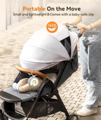 Dreamegg Portable Sound Machine for Baby Kids, White Noise Machine for Sleeping,Night Light,21 Soothing Sounds, Volume Control, Child Lock, USB Rechargeable Sound Machine Baby for Travel - LittleTreasures