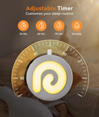 Dreamegg Portable Sound Machine for Baby Kids, White Noise Machine for Sleeping,Night Light,21 Soothing Sounds, Volume Control, Child Lock, USB Rechargeable Sound Machine Baby for Travel - LittleTreasures