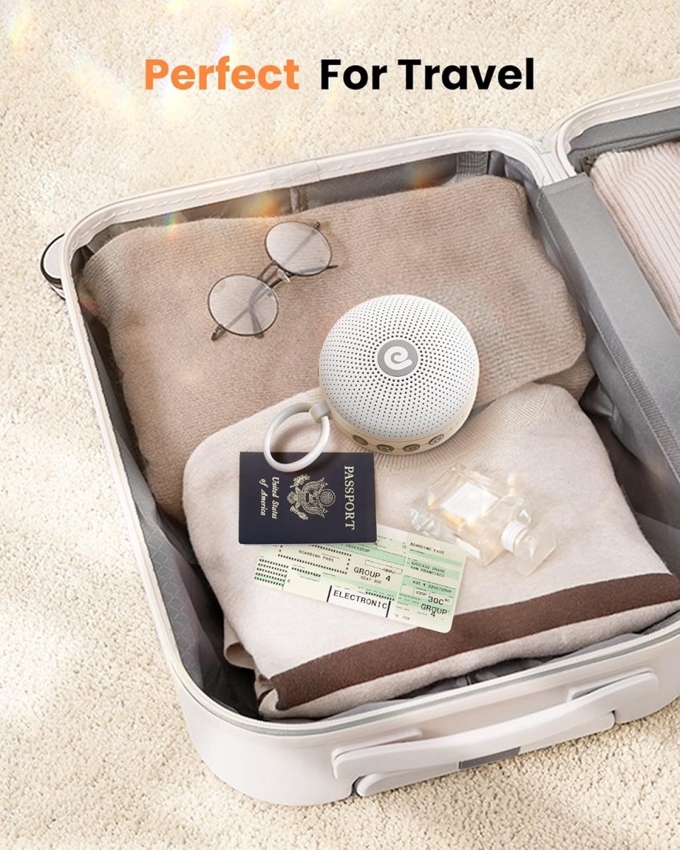 Dreamegg White Noise Machine - Portable Sound Machine for Baby Adult, Features Powerful Battery, 21 Soothing Sounds for Sleeping, Rechargeable Sleep Aid Sound Machine Baby for Home Travel Nursery Gift - LittleTreasures