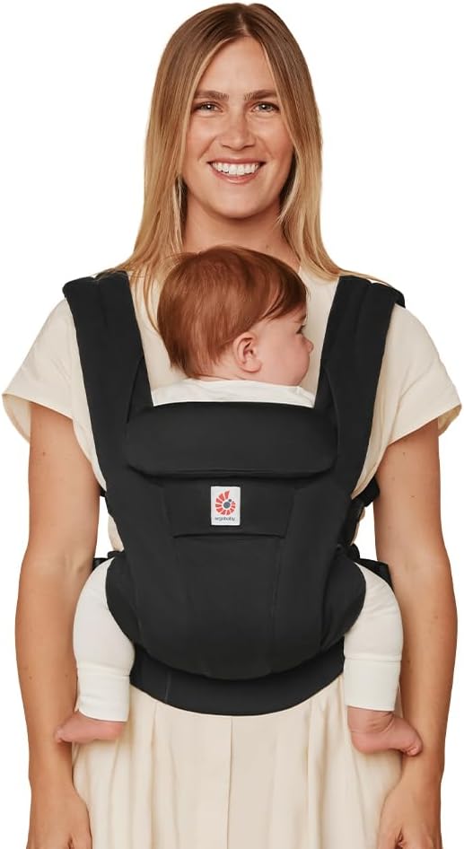 Ergobaby Omni Deluxe All Carry Positions Breathable Mesh Baby Carrier with Enhanced Lumbar Support & Airflow, Newborn to Toddler, (Holds 7 - 45 lbs), Natural Beige - LittleTreasures