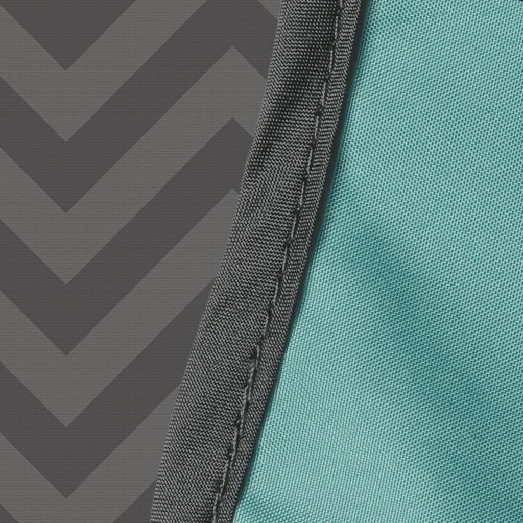 Evenflo Breathable Carrier Gray Chevron, Black, Gray, Teal - LittleTreasures