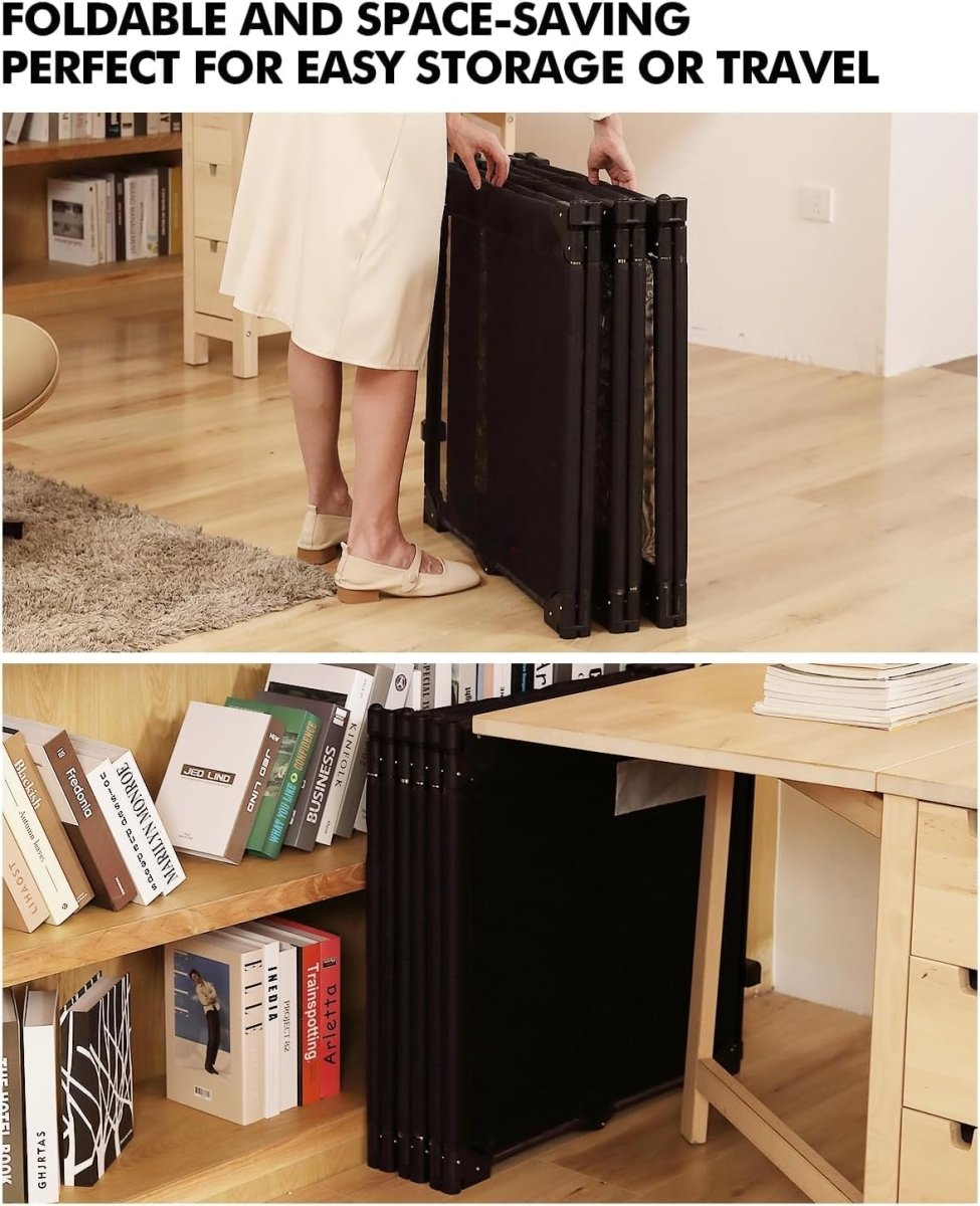 Extra Wide Baby Gate Playpen with Heat - Resistant Mesh,8 Panel Foldable Baby Fence,Indoor/Outdoor Safety Barrier,Dog Playpen & Fireplace Gate - LittleTreasures