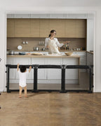 Extra Wide Baby Gate Playpen with Heat - Resistant Mesh,8 Panel Foldable Baby Fence,Indoor/Outdoor Safety Barrier,Dog Playpen & Fireplace Gate - LittleTreasures