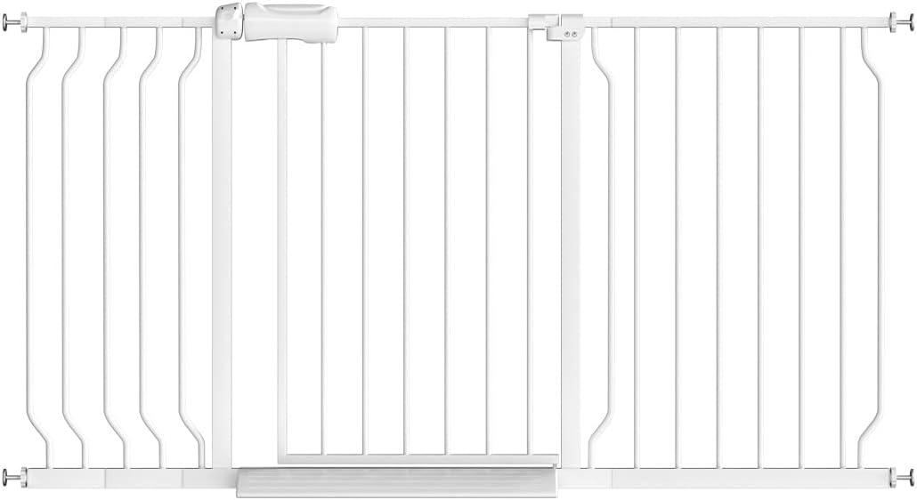 Fairy Baby 29 - 34 Inch Wide Baby Gate for Doorways Stairs Hallway, Walk Through Pressure Mounted Child Gates, Indoor Safety Child Gates for Kids or Pets Black - LittleTreasures