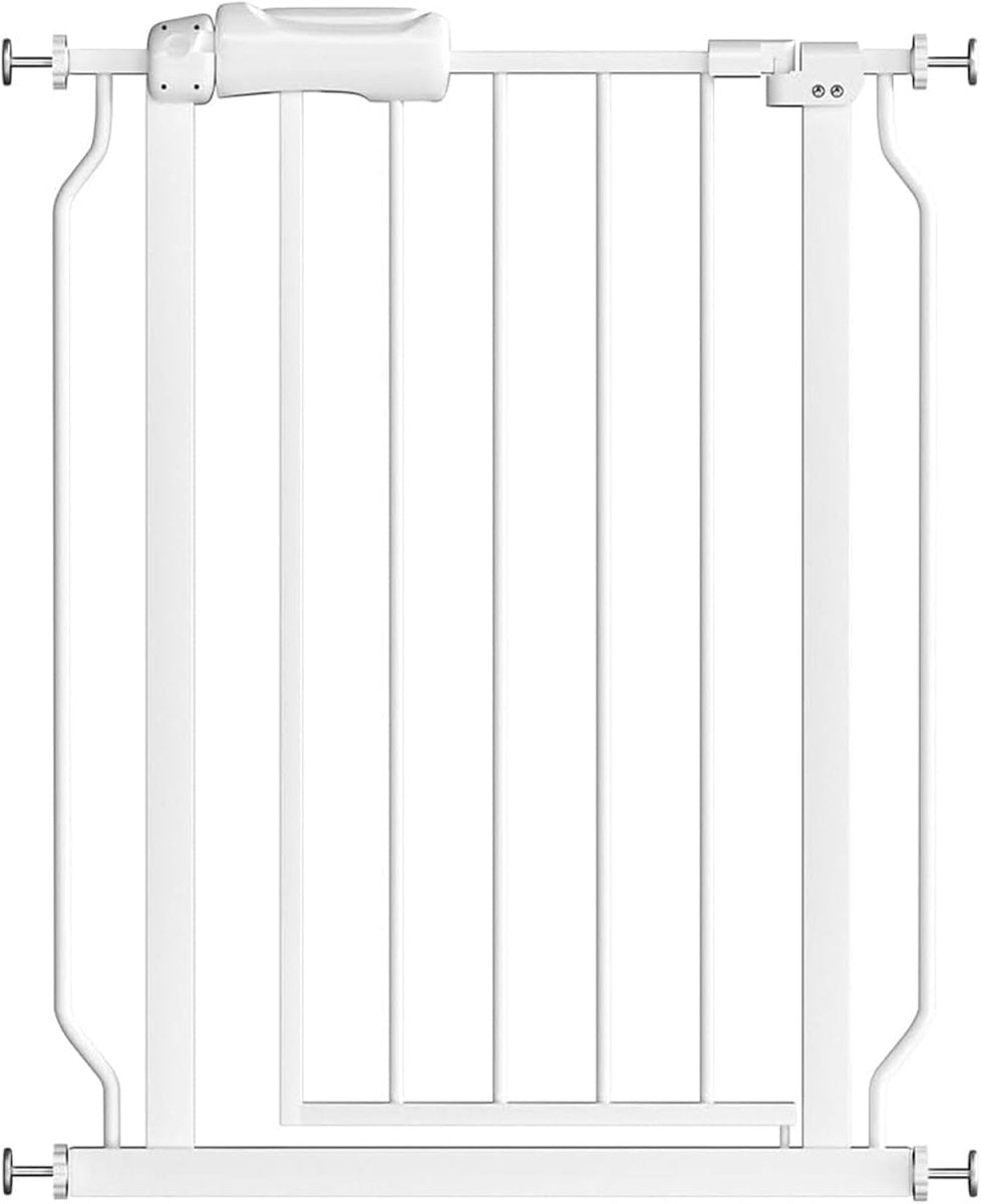 Fairy Baby 29 - 34 Inch Wide Baby Gate for Doorways Stairs Hallway, Walk Through Pressure Mounted Child Gates, Indoor Safety Child Gates for Kids or Pets Black - LittleTreasures