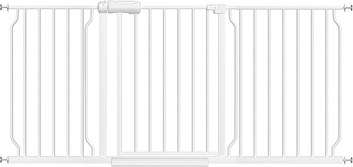 Fairy Baby 29 - 34 Inch Wide Baby Gate for Doorways Stairs Hallway, Walk Through Pressure Mounted Child Gates, Indoor Safety Child Gates for Kids or Pets Black - LittleTreasures
