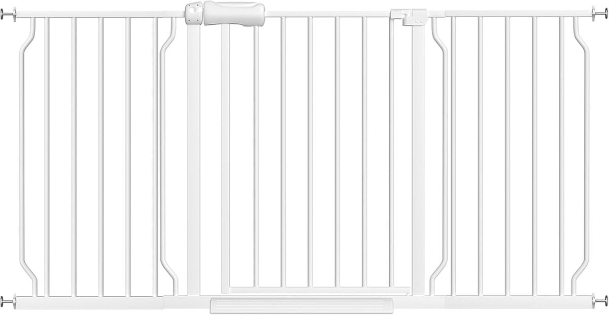 Fairy Baby 29 - 34 Inch Wide Baby Gate for Doorways Stairs Hallway, Walk Through Pressure Mounted Child Gates, Indoor Safety Child Gates for Kids or Pets Black - LittleTreasures