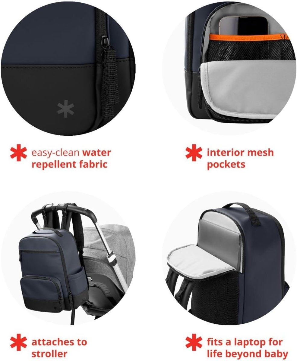 Flex Diaper Backpack - Water - Resistant & Organized On - the - Go - LittleTreasures