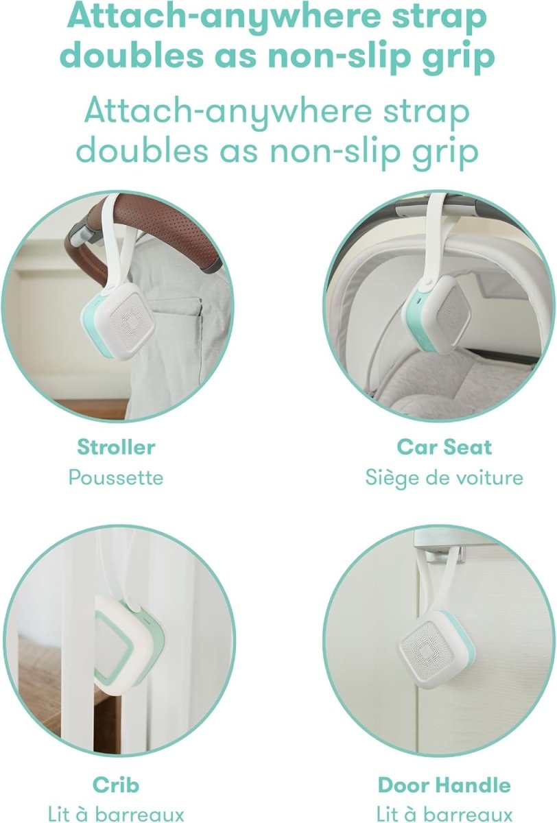 Frida Baby 2 - in - 1 Portable Sound Machine for Baby + Nightlight |White Noise Sound Machine for Baby with 5 Soothing Sounds & 3 Nightlight Modes - LittleTreasures