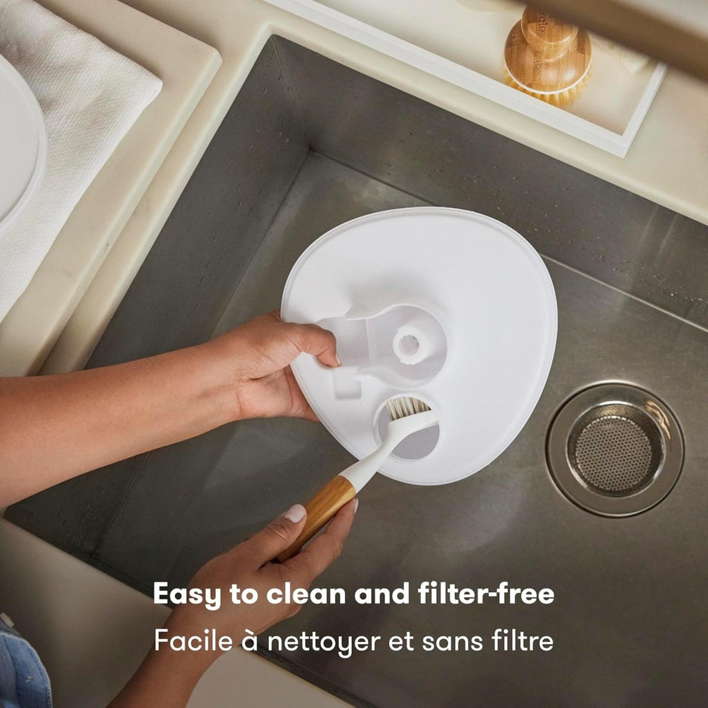 Frida Baby 3 - in - 1 Cool Mist Humidifier for Large Rooms, Top Fill Humidifier for Bedroom, Allergy Relief, 60 Hour Runtime + Nightlight, Auto Shut - Off, Quiet, Carry Handle, Essential Oil Diffuser - LittleTreasures