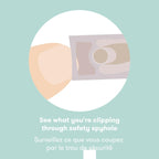 Frida Baby NailFrida Baby Nail Clippers & Nail File & Buffer for Newborns and Up, Safety Spyhole, Nickel Free, Curved Clipper to Fit Babies Nails - LittleTreasures