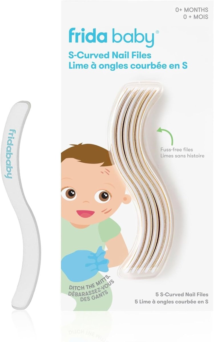 Frida Baby NailFrida Baby Nail Clippers & Nail File & Buffer for Newborns and Up, Safety Spyhole, Nickel Free, Curved Clipper to Fit Babies Nails - LittleTreasures