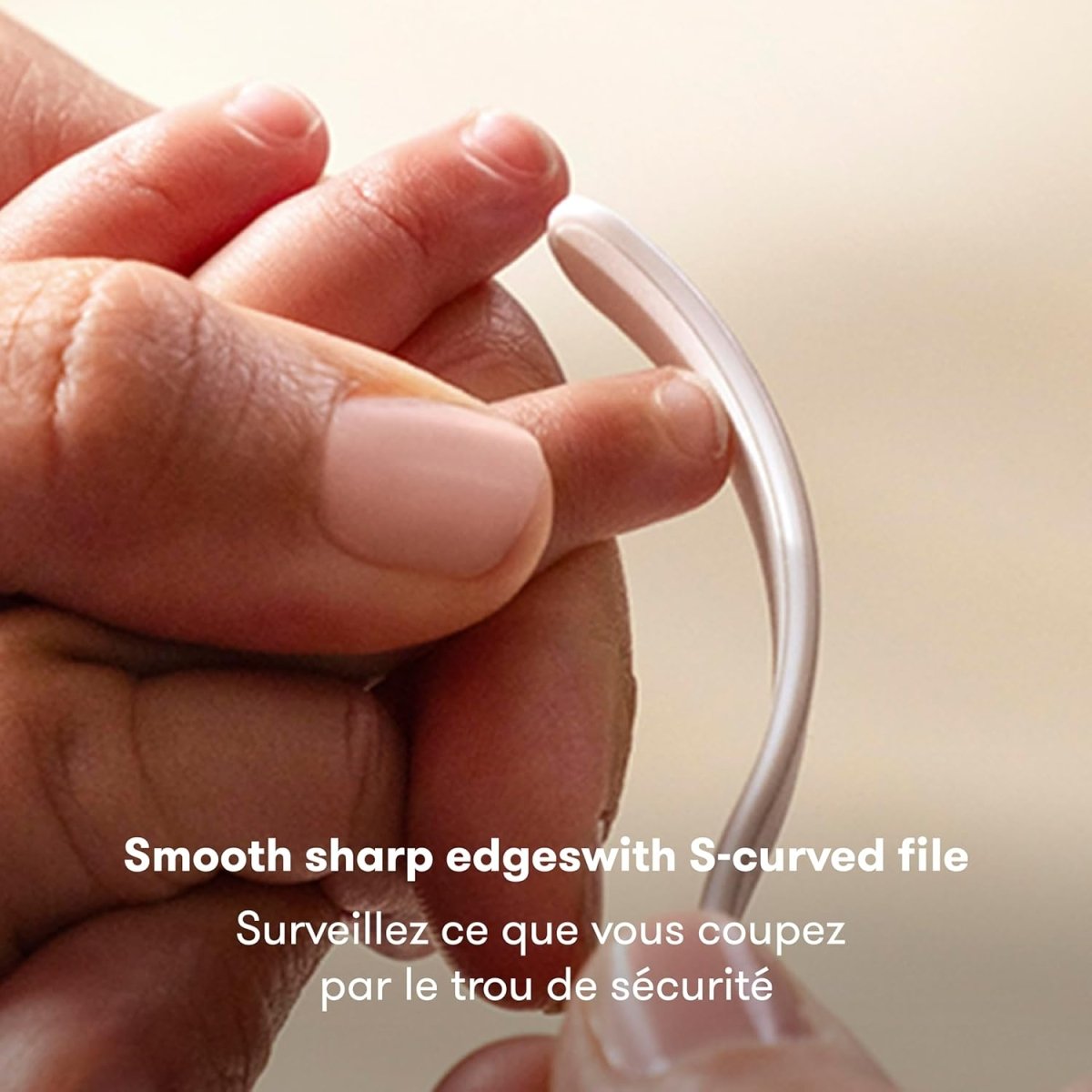 Frida Baby NailFrida Baby Nail Clippers & Nail File & Buffer for Newborns and Up, Safety Spyhole, Nickel Free, Curved Clipper to Fit Babies Nails - LittleTreasures