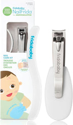 Frida Baby NailFrida Baby Nail Clippers & Nail File & Buffer for Newborns and Up, Safety Spyhole, Nickel Free, Curved Clipper to Fit Babies Nails - LittleTreasures