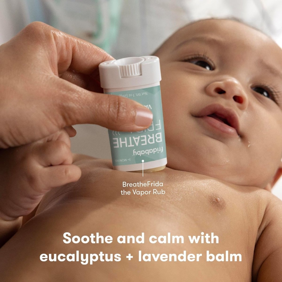 FridaBaby Baby & Toddler Breathe Easy Kit Sick Day Essentials,A Must - Have Set Includes Natural Nose & Chest Wipes, Organic No - Mess Chest Balm, & Organic Essential Oil for Bath or Diffuser - LittleTreasures