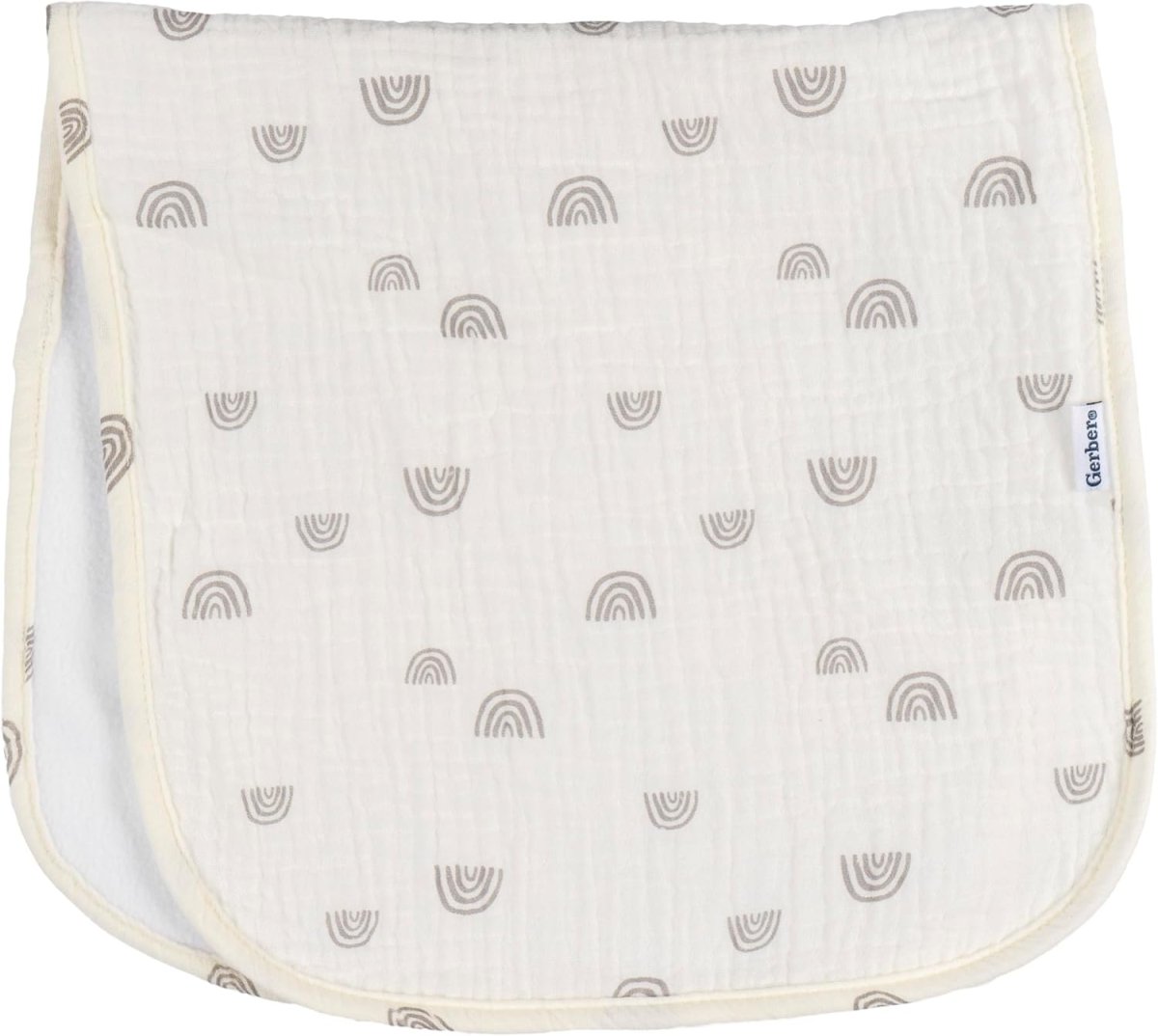 Gerber Baby Unisex Muslin Burp Cloths 5 - Pack, Multi Rainbow, Large Size 20" x 10" - LittleTreasures