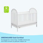 Graco Olivia 3 - in - 1 Convertible Crib (White) – GREENGUARD Gold Certified, Converts to Daybed and Toddler Bed, Fits Standard Full - Size Crib Mattress, Adjustable Mattress Height, Easy - to - Match Style - LittleTreasures