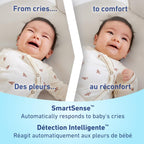 Graco SmartSense Soothing Bassinet with White Noise & Motion - LittleTreasures