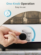 GROWNSY Bottle Sterilizer and Dryer, Electric Steam Baby Bottle Sterilizer, Bottle Sanitizer for Baby Bottles & Pacifiers, Breast Pump Parts - LittleTreasures