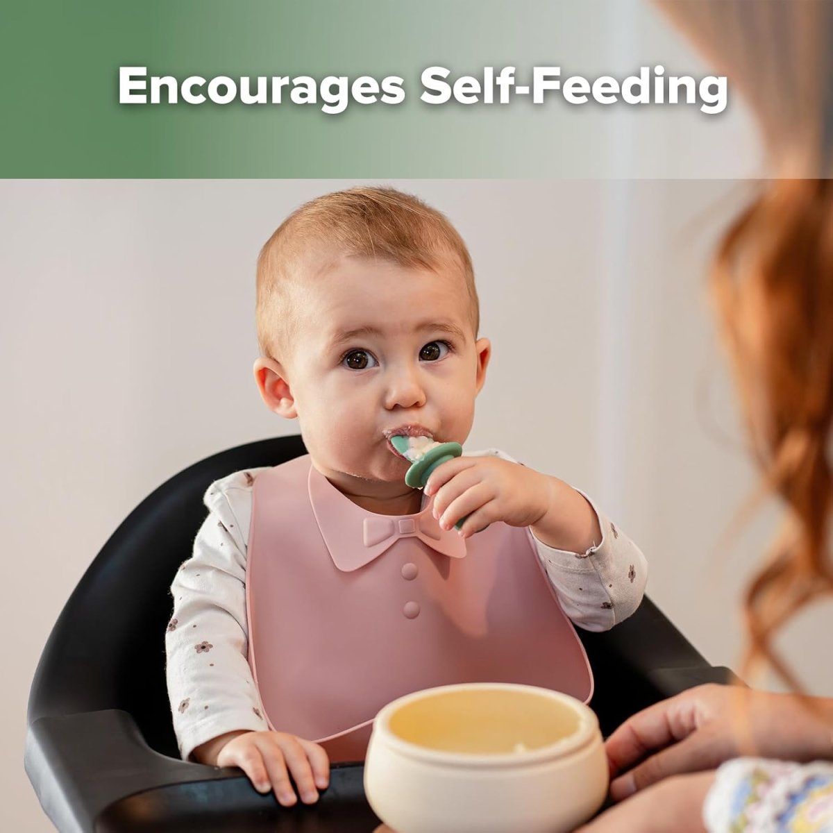 Haakaa Astronaut Beginner Silicone Cutlery Set – Baby Spoons and Forks for Self Feeding 6 Months, Baby Led Weaning Supplies, Toddler Feeding Essentials - LittleTreasures