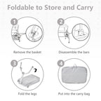 INFANS 3 - in - 1 Baby Rocking Bassinet & Portable Co - Sleeper Crib - LittleTreasures