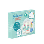 Johnson's Baby Bedtime Gift Set, 3 count, Moisturizing Lotion and Cream for Dry Skin, Baby Wash, Baby Shampoo (3 X 400ml) - LittleTreasures