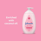 Johnson's Moisturizing Mild Pink Baby Lotion with Coconut Oil for Delicate Baby Skin, Paraben - , Phthalate - & Dye - Free, Hypoallergenic & Dermatologist - Tested, Baby Skin Care 800ml - LittleTreasures