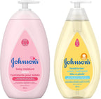 Johnson's Moisturizing Mild Pink Baby Lotion with Coconut Oil for Delicate Baby Skin, Paraben - , Phthalate - & Dye - Free, Hypoallergenic & Dermatologist - Tested, Baby Skin Care 800ml - LittleTreasures