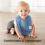 KeaBabies Organic Cotton Baby Bibs Set - 8 - Pack Unisex Absorbent - LittleTreasures