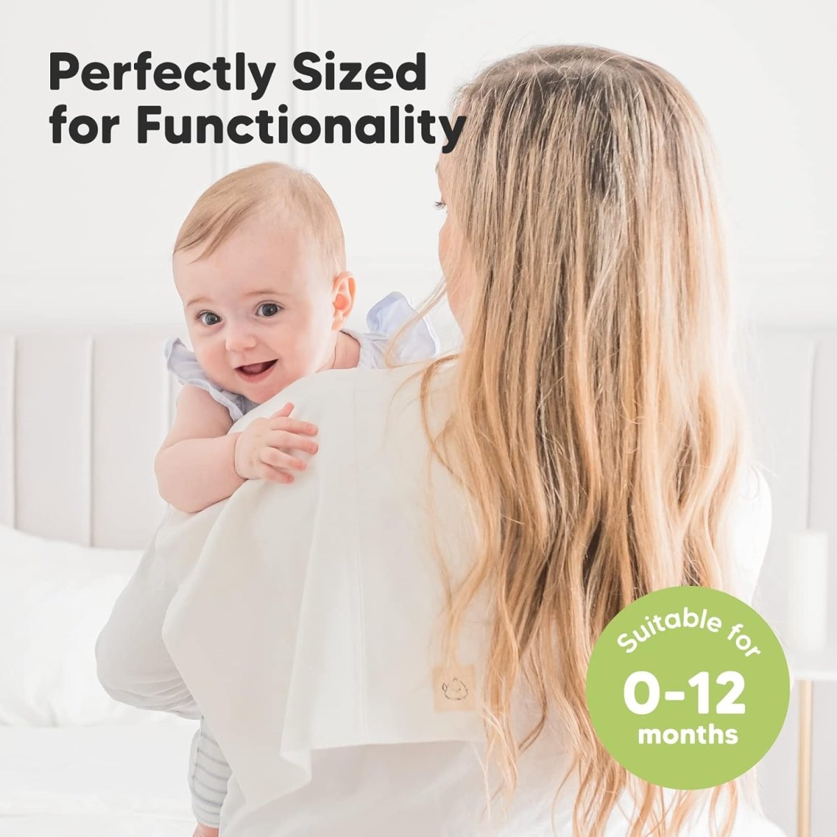 KeaBabies Organic Cotton Baby Burp Cloths - Ultra Absorbent Essentials - LittleTreasures