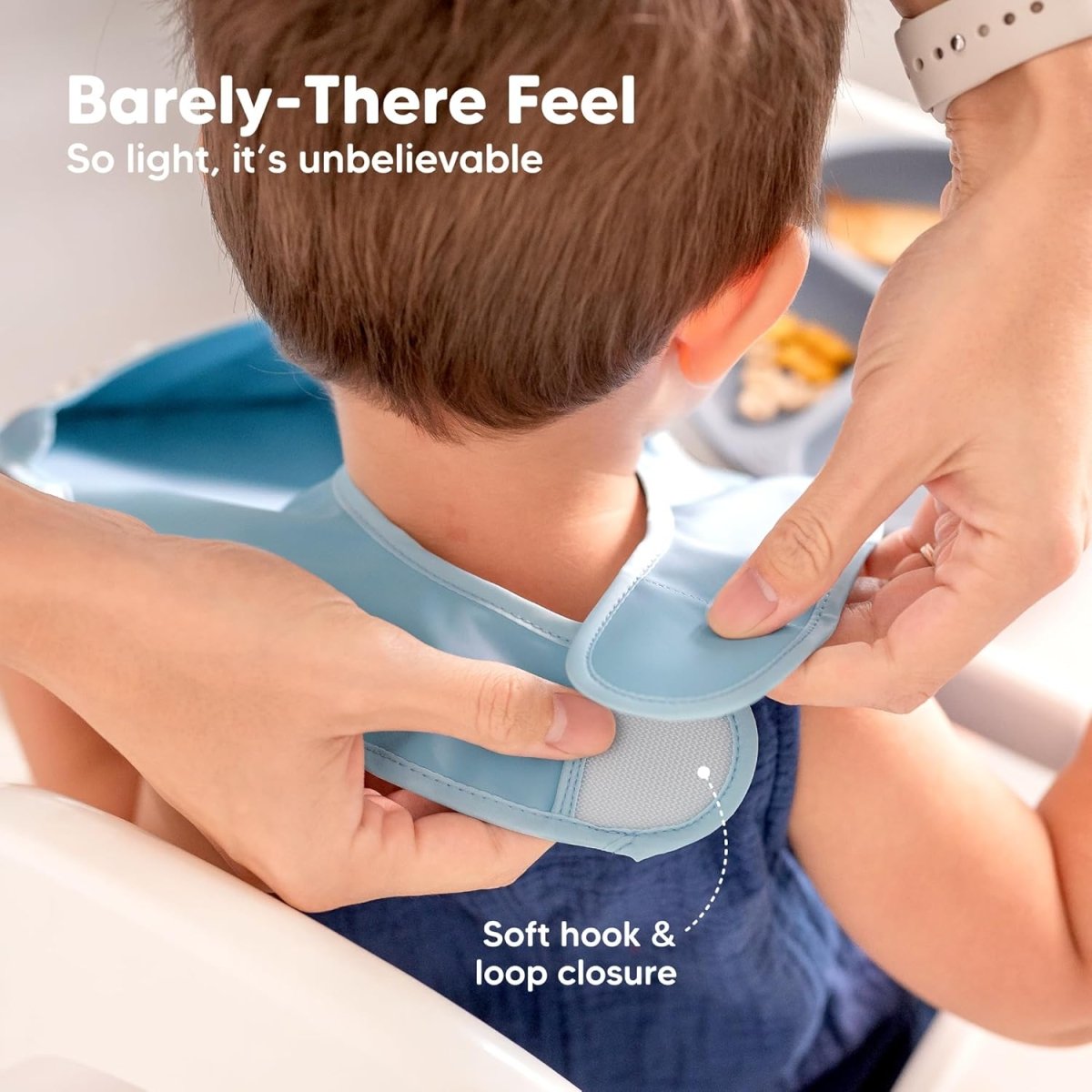 KeaBabies Presto Waterproof Bibs: Adjustable, Mess - Proof Comfort - LittleTreasures