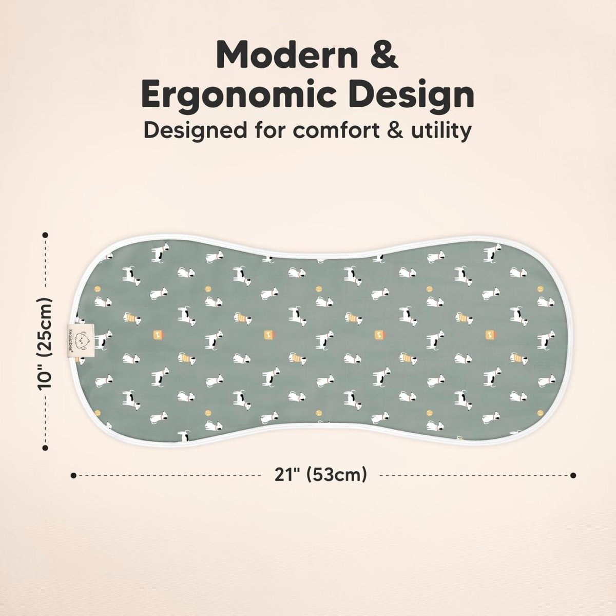 KeaBabies Softe 5 - Pack Organic Muslin Burp Cloths - Gender Neutral - LittleTreasures