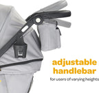 Larktale Caravan Coupe Quad V2, Compact Stroller Wagon with Reclining Seats for 4 Kids, Green - LittleTreasures