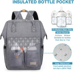 Lekebaby Diaper Backpack, Waterproof Travel Diaper Bag Baby Diaper Bag for Mom with Changing Pad & Pockets & Stroller Straps - LittleTreasures