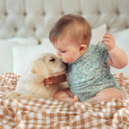 LifeTree Muslin Swaddle Blankets Neutral, Baby Swaddling Wrap Nursery Blanket for Boys & Girls Unisex, Soft 70% Viscose from Bamboo and 30% Cotton, Large 47 x 47 inches, Bear & Checkered Coffee - LittleTreasures