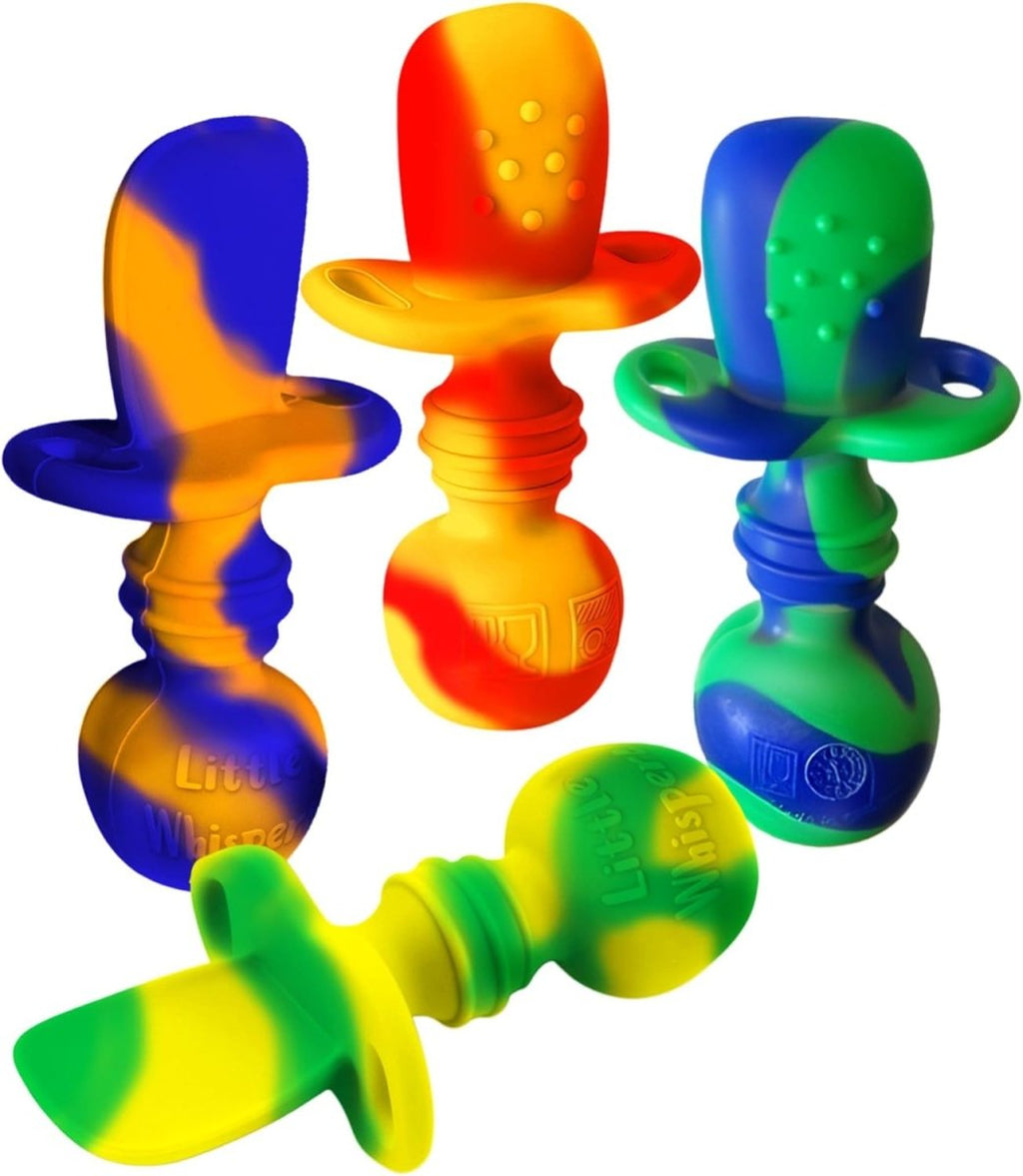 LittleWhispers Eco Silicone Baby Spoons Set - Safe & Stylish - LittleTreasures