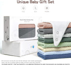 Lulumoon Cotton Baby Drool Bibs, 8 - Pack Adjustable & Absorbent - LittleTreasures