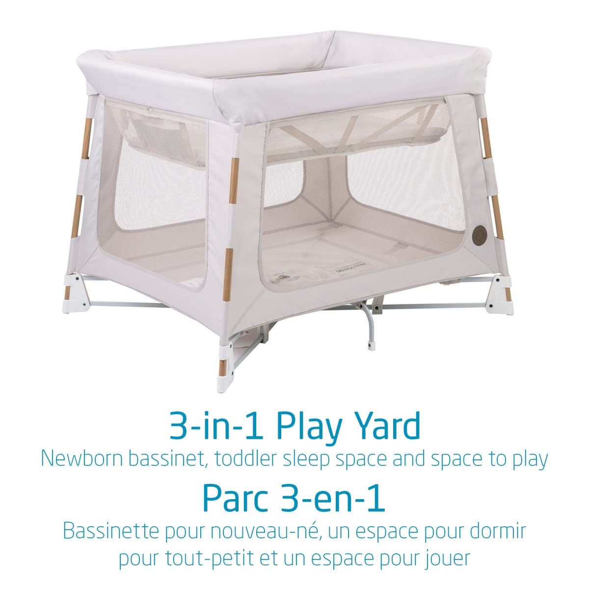 Maxi - Cosi 3 - in - 1 Portable Play Yard with Bassinet & Mattress - LittleTreasures