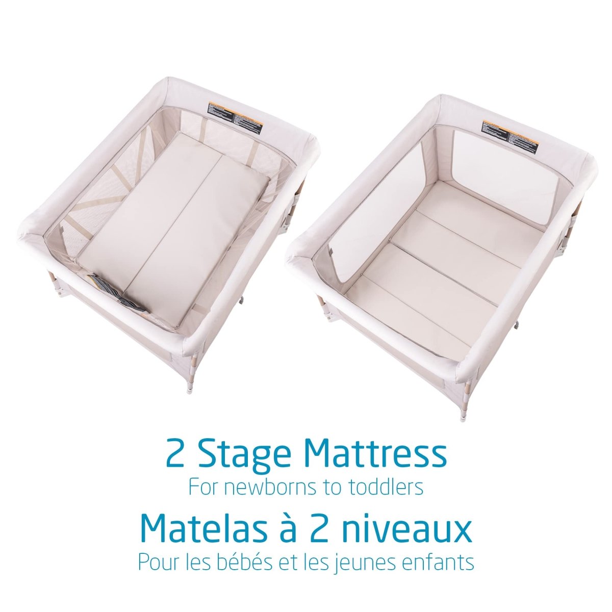 Maxi - Cosi 3 - in - 1 Portable Play Yard with Bassinet & Mattress - LittleTreasures