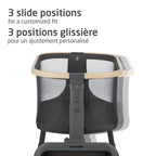 Maxi - Cosi Iora Bedside Bassinet , infant bedside sleeper crib, 4 height positions, portable & folds flat, large storage basket, includes travel bag, Horizon Sand - LittleTreasures