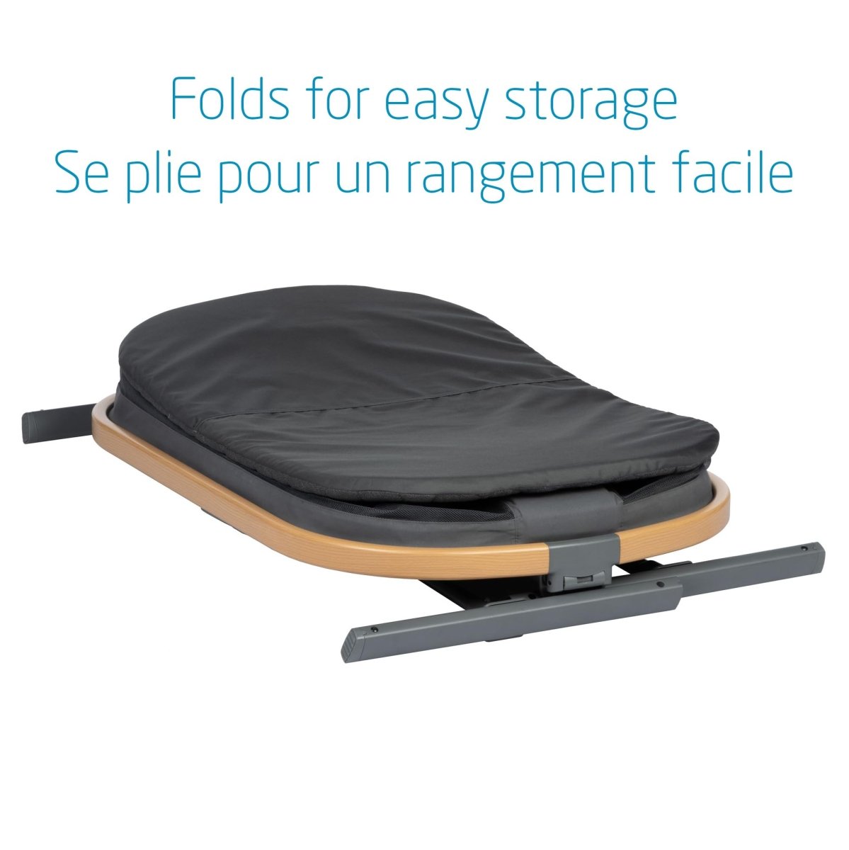 Maxi - Cosi Iora Bedside Bassinet , infant bedside sleeper crib, 4 height positions, portable & folds flat, large storage basket, includes travel bag, Horizon Sand - LittleTreasures